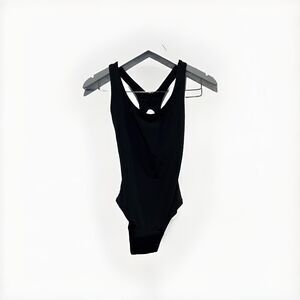 Ruby Love Period Swimwear One Piece Swimsuit Built In Liner Racerback XS Black